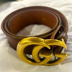 Gucci GG Marmot Wide Belt (AUTHENTIC) Great Condition!